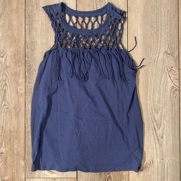 Rock & Republic Fringe Women’s Tank Size Large - Picture 1 of 4